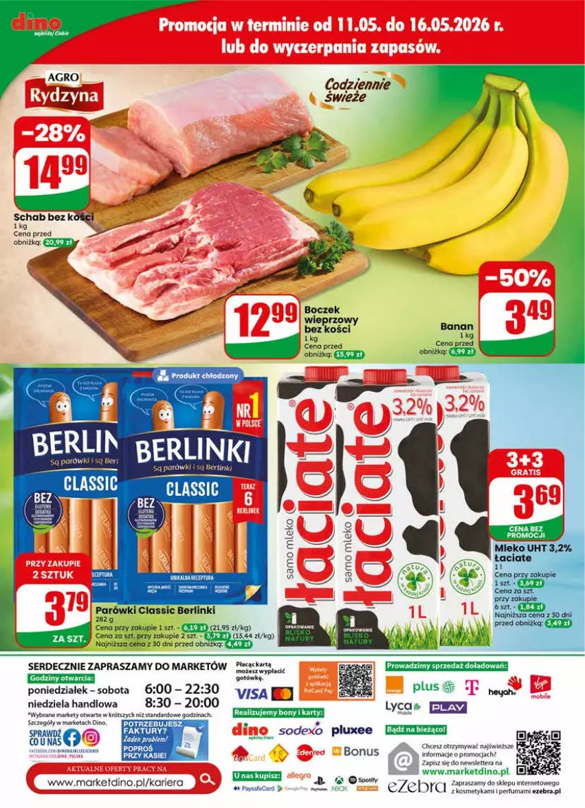 Gazetka promocyjna Dino - Gazetka 20 / 2026 - ważna 13.05 do 19.05.2026 - strona 76 - produkty: Berlinki, Fa, Meble, Parówki, Perfum, Ser, Tera