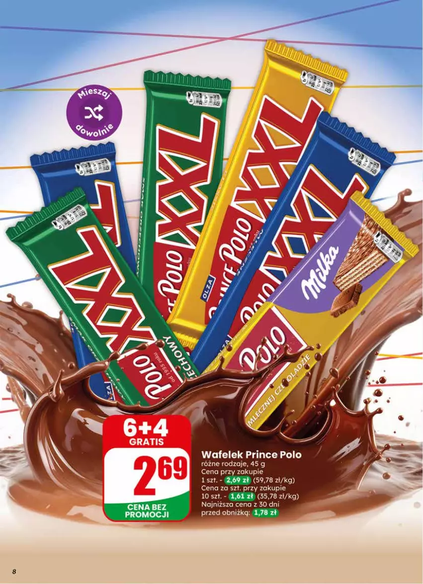 Gazetka promocyjna Dino - Gazetka 20 / 2026 - ważna 13.05 do 19.05.2026 - strona 8 - produkty: Prince Polo, Wafelek