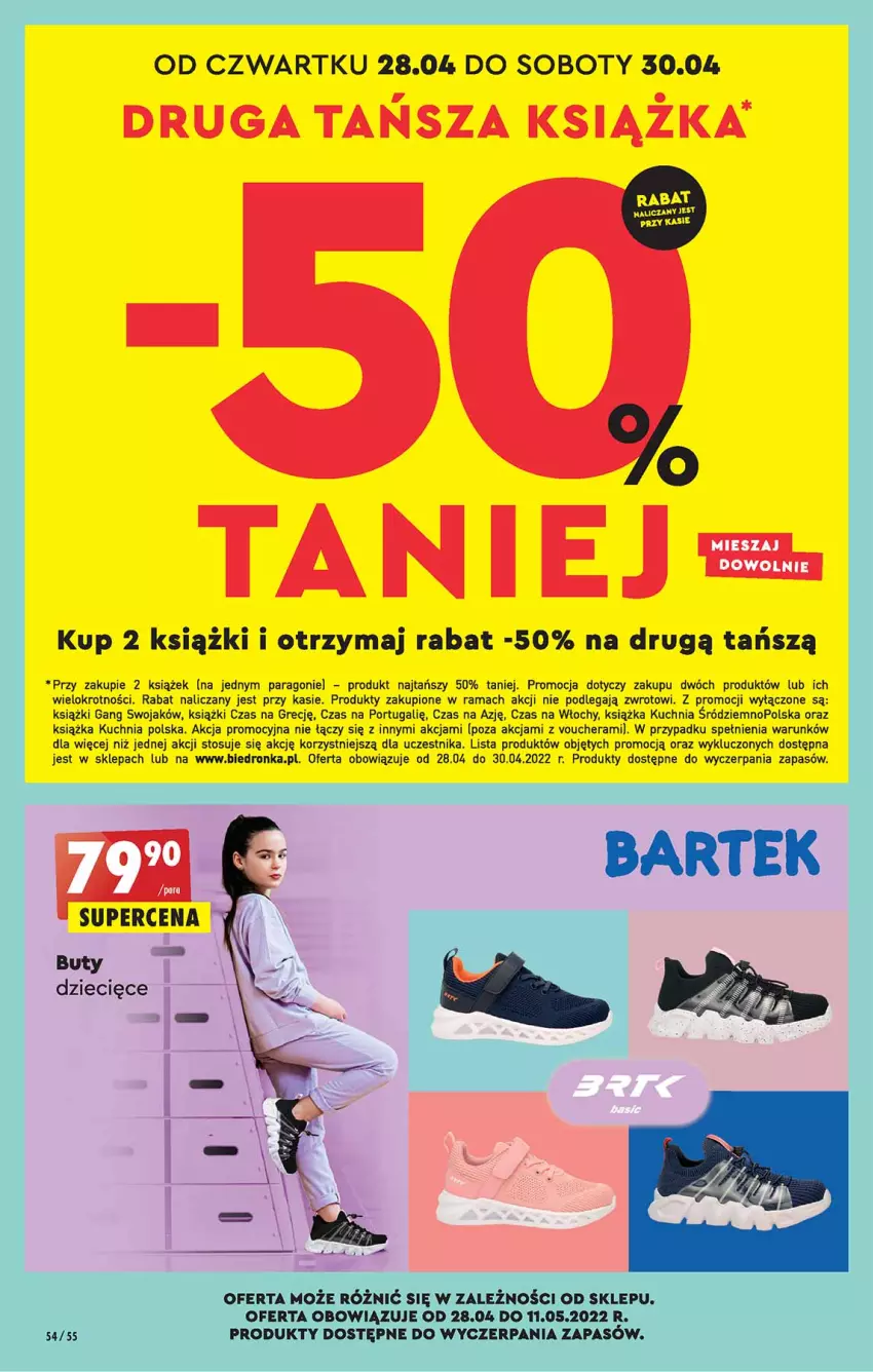 Gazetka promocyjna Biedronka - W tym tygodniu - ważna 28.04 do 04.05.2022 - strona 54 - produkty: Książka, Kuchnia, Por, Rama