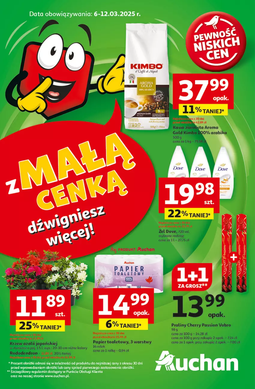 Gazetka promocyjna Auchan - Pewność Niskich Cen Hipermarket - ważna 06.03 do 12.03.2025 - strona 1