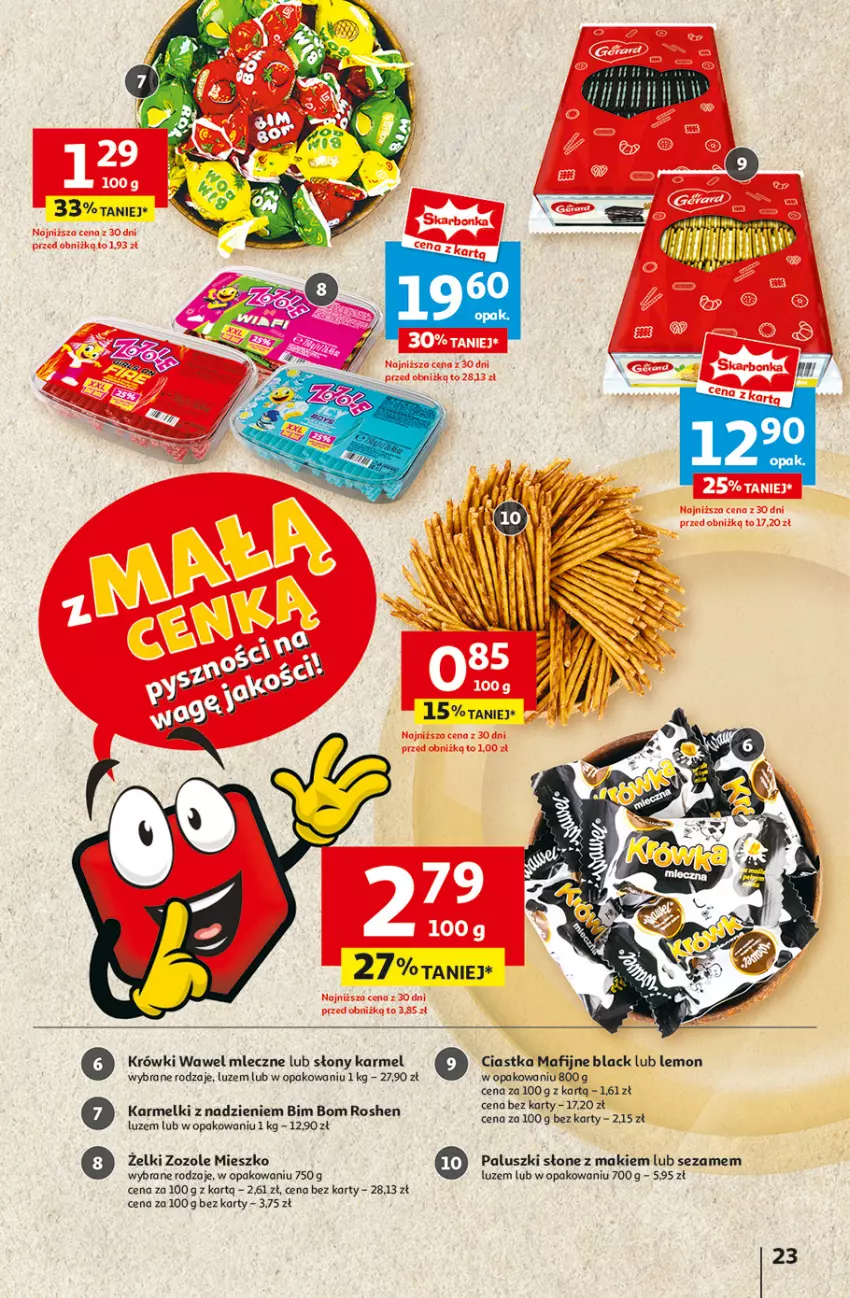 Gazetka promocyjna Auchan - Pewność Niskich Cen Hipermarket - ważna 06.03 do 12.03.2025 - strona 25 - produkty: Ciastka, Lack, Sezam, Wawel