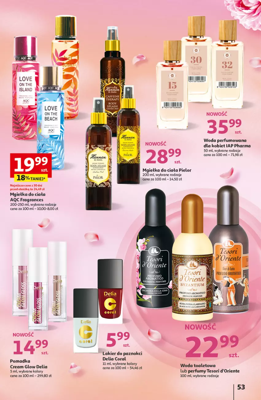 Gazetka promocyjna Auchan - Pewność Niskich Cen Hipermarket - ważna 06.03 do 12.03.2025 - strona 57 - produkty: Dell, Gra, Isla, Lack, Lakier, Lakier do paznokci, Perfum, Woda, Woda perfumowana, Woda toaletowa