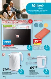 Gazetka promocyjna Auchan - Pewność Niskich Cen Hipermarket - Gazetka - ważna od 12.03 do 12.03.2025 - strona 44 - produkty: LED TV, Ser, Telefon, Przewód, Czajnik, Kabel USB, Mikser, Mikser ręczny, Powerbank, Obraz