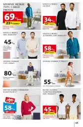 Gazetka promocyjna Auchan - Pewność Niskich Cen Hipermarket - Gazetka - ważna od 12.03 do 12.03.2025 - strona 49 - produkty: Sweter, Kosz, Koszula, Wełna, Spodnie