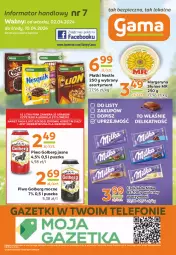 Gazetka promocyjna Gama - Gazetka Gama - Gazetka - ważna od 10.04 do 10.04.2024 - strona 12 - produkty: Piwa, Piwo, Piec, Ser, Gra, Telefon, Margaryna, Czekolada, Słynne, Milka, Fa