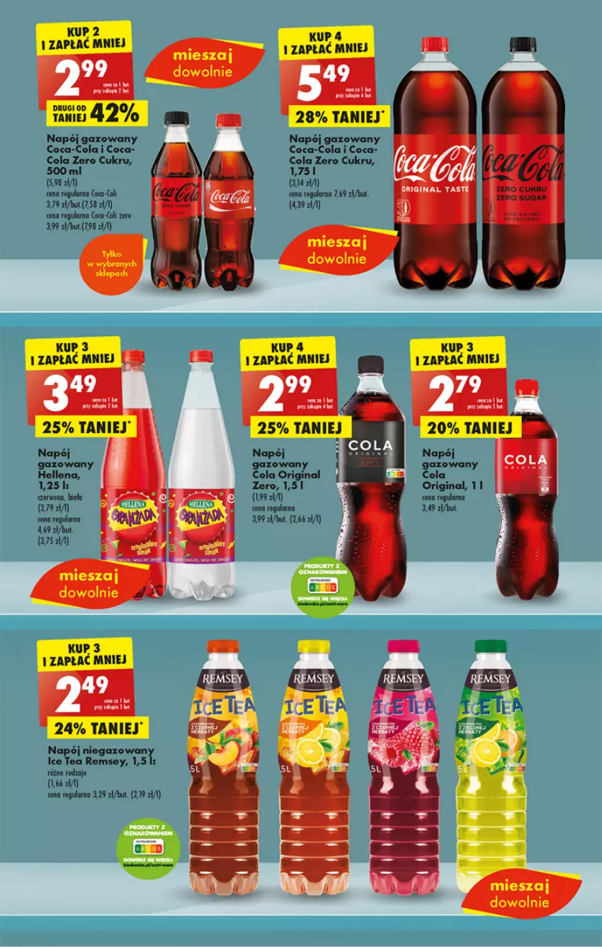 Gazetka promocyjna Biedronka - Gazetka - Biedronka.pl - ważna 02.01 do 07.01.2023 - strona 33 - produkty: Coca-Cola, Gin, Hellena, Napój, Napój gazowany