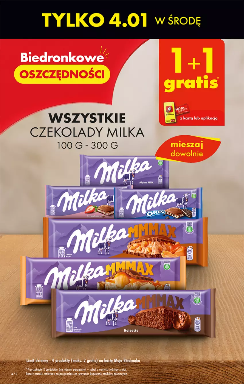 Gazetka promocyjna Biedronka - Gazetka - Biedronka.pl - ważna 02.01 do 07.01.2023 - strona 4 - produkty: Milka