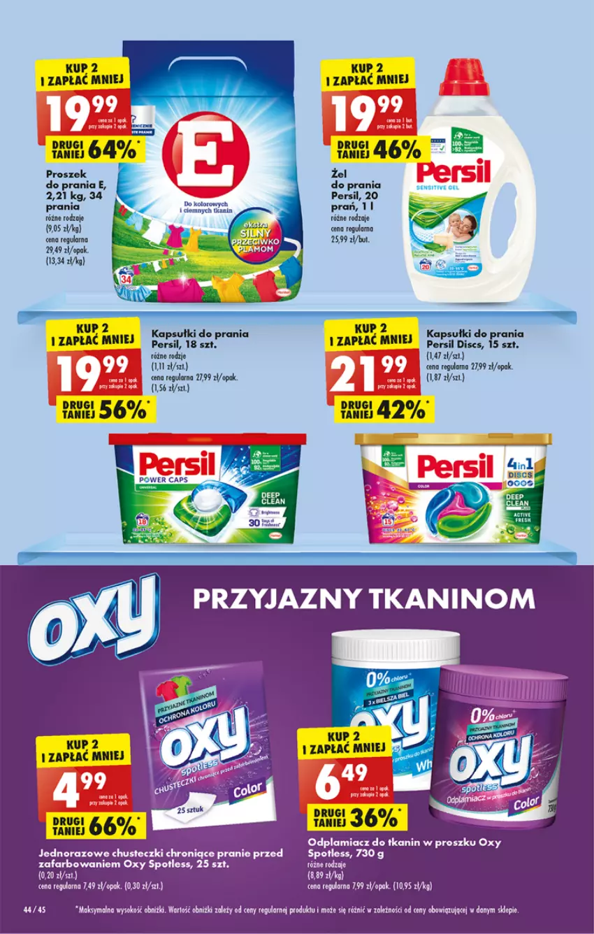 Gazetka promocyjna Biedronka - Gazetka - Biedronka.pl - ważna 02.01 do 07.01.2023 - strona 44 - produkty: Chusteczki, Fa, Odplamiacz, Persil, Sok