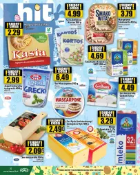 Gazetka promocyjna Topaz - Gazetka - Gazetka - ważna od 03.04 do 03.04.2024 - strona 8 - produkty: Mozzarella, Piec, Jogurt naturalny, Top, Ser, Piątnica, Jogurt, Mlekovita, Mascarpone, Sałat, Margaryna, Galbani, Kasia, Mleko