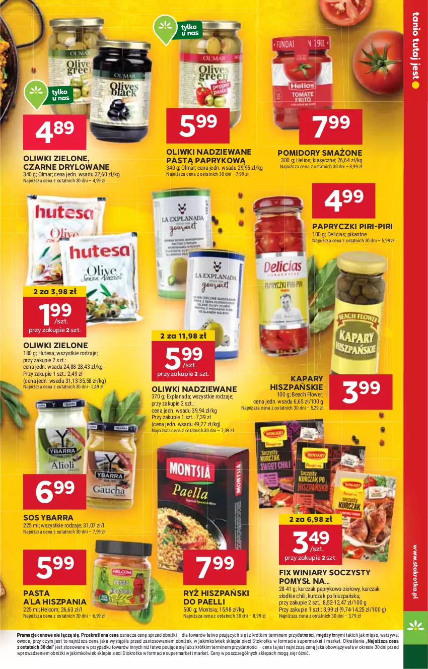 Gazetka promocyjna Stokrotka - Supermarket - ważna 20.03 do 26.03.2025 - strona 19 - produkty: HP, Kapary, Oliwki, Oliwki zielone, Papryczki piri-piri, Pomidory, Ryż, Sos, Winiary