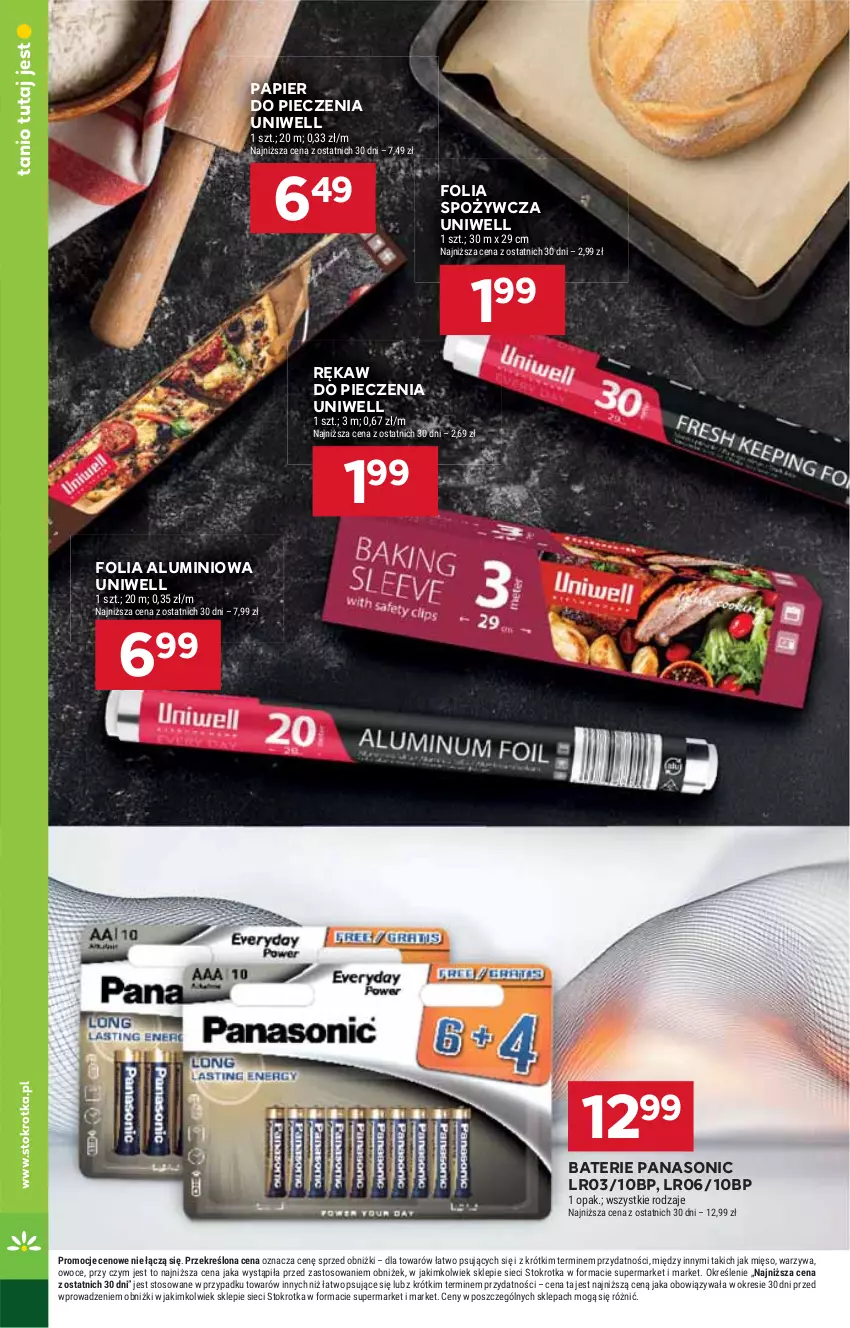 Gazetka promocyjna Stokrotka - Supermarket - ważna 20.03 do 26.03.2025 - strona 30 - produkty: Folia aluminiowa, HP, Panasonic, Papier, Papier do pieczenia, Piec, Rękaw do pieczenia