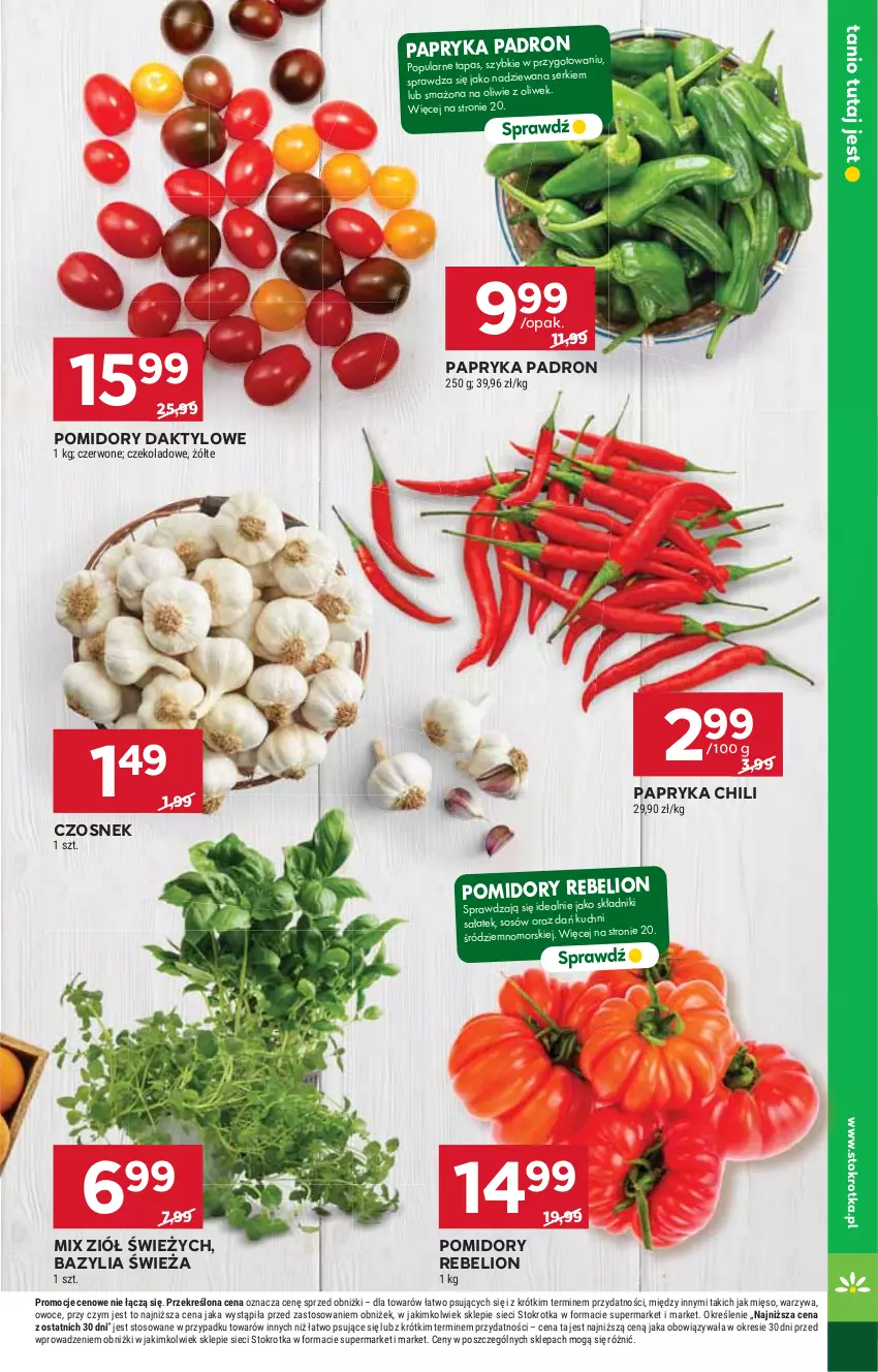 Gazetka promocyjna Stokrotka - Supermarket - ważna 20.03 do 26.03.2025 - strona 9 - produkty: Bazyl, Bazylia, Czosnek, HP, Lion, Papryka, Pomidory, Sałat, Ser, Sos