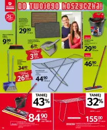 Gazetka promocyjna Selgros - Oferta przemysłowa - Gazetka - ważna od 06.04 do 06.04.2022 - strona 14 - produkty: Mop, Wycieraczka, Rama, Kije, Wiadro, Suszarka, Miotła