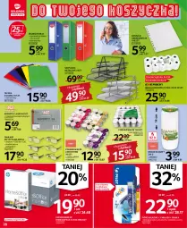 Gazetka promocyjna Selgros - Oferta przemysłowa - Gazetka - ważna od 06.04 do 06.04.2022 - strona 28 - produkty: Ser, Por, Mop, Gra, Papier, Rama, Podgrzewacze, Kosz, Tusz, Okulary do czytania, Olej, Wkład olejowy, HP