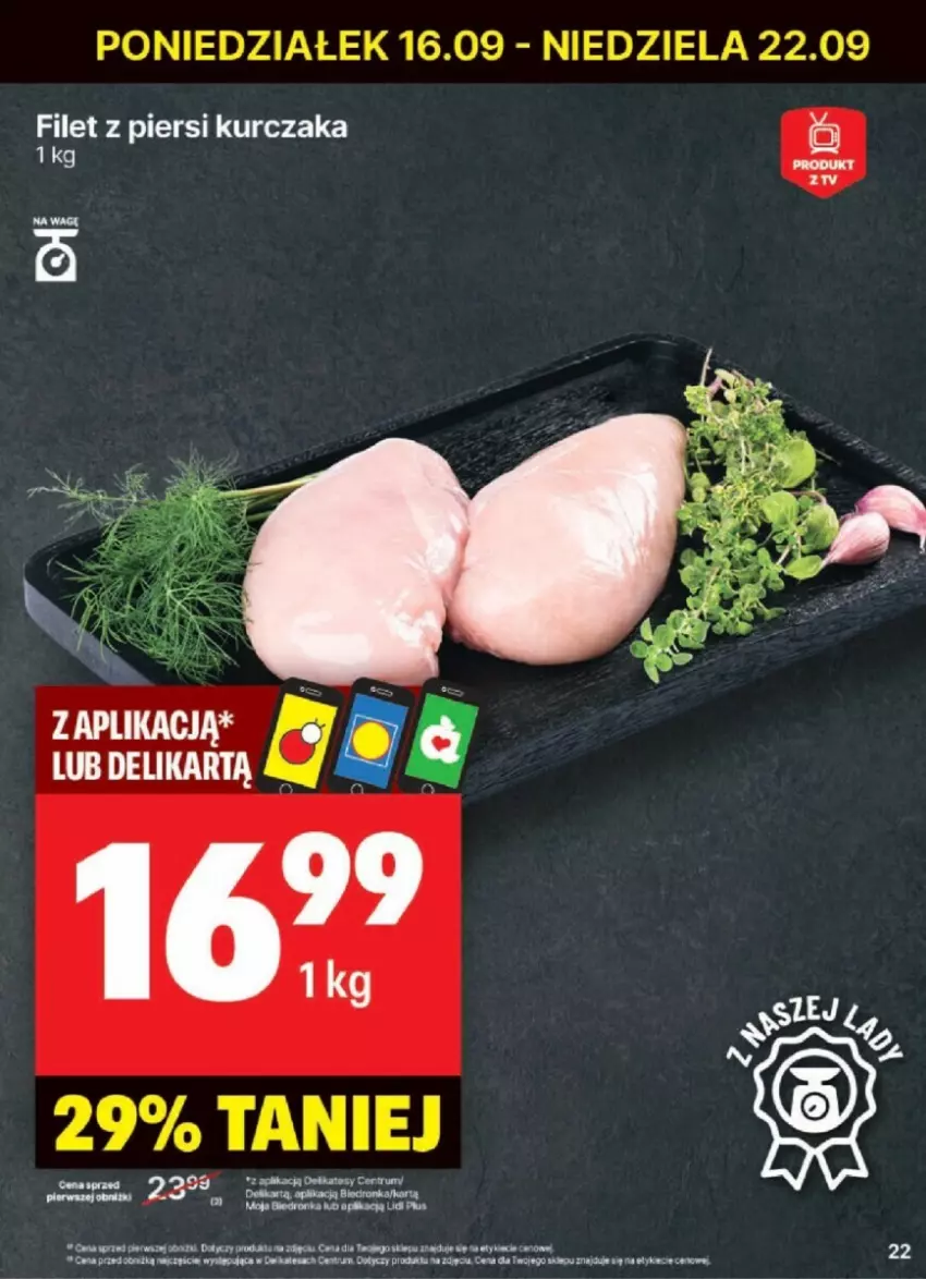 Gazetka promocyjna Delikatesy Centrum - ważna 16.09 do 22.09.2024 - strona 15 - produkty: Filet z piersi kurczaka, Kurczak, Rum