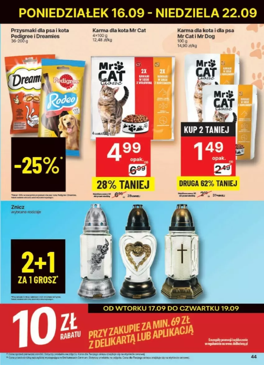 Gazetka promocyjna Delikatesy Centrum - ważna 16.09 do 22.09.2024 - strona 39 - produkty: Pedigree, Przysmaki, Rum