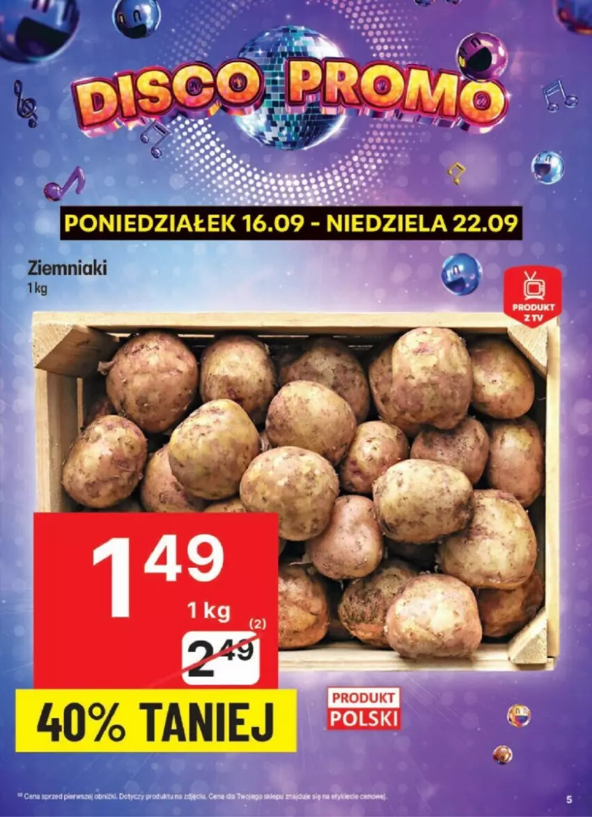 Gazetka promocyjna Delikatesy Centrum - ważna 16.09 do 22.09.2024 - strona 41 - produkty: Ziemniaki