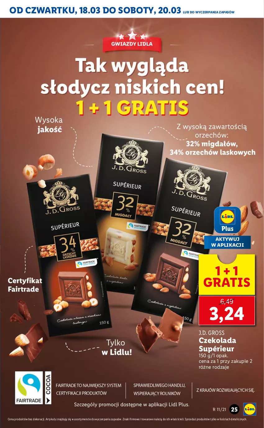 Gazetka promocyjna Lidl - GAZETKA - ważna 18.03 do 20.03.2021 - strona 25 - produkty: Czekolada, Gra