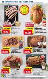 Gazetka promocyjna Lidl - GAZETKA - Gazetka - ważna od 20.03 do 20.03.2021 - strona 14 - produkty: Piec, Perliczka, Sos, Borówka, Kaczka, Duda, Szynka, Kiełbaski białe, Lazur, Jabłka, Fa