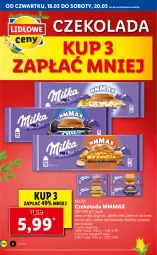 Gazetka promocyjna Lidl - GAZETKA - Gazetka - ważna od 20.03 do 20.03.2021 - strona 2 - produkty: Czekolada, Oreo, Milka
