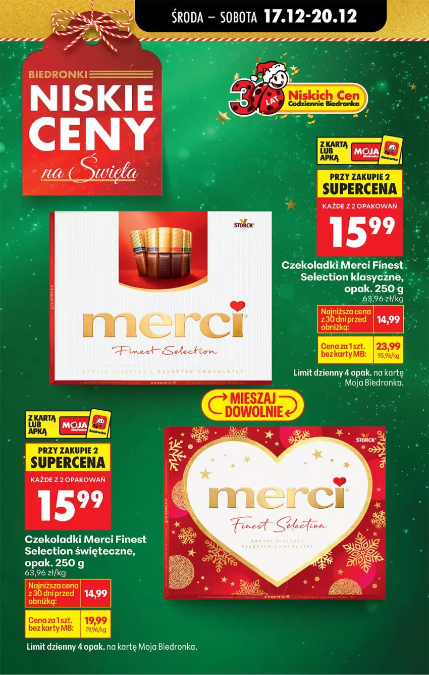Gazetka promocyjna Biedronka - Od Środy - ważna 17.12 do 18.12.2025 - strona 23 - produkty: Merci