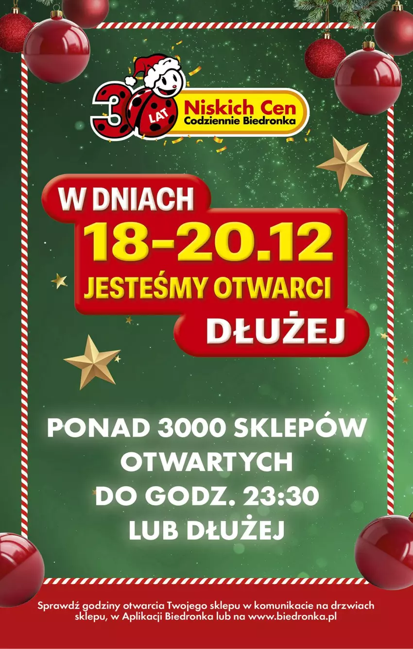 Gazetka promocyjna Biedronka - Od Środy - ważna 17.12 do 18.12.2025 - strona 3 - produkty: Drzwi