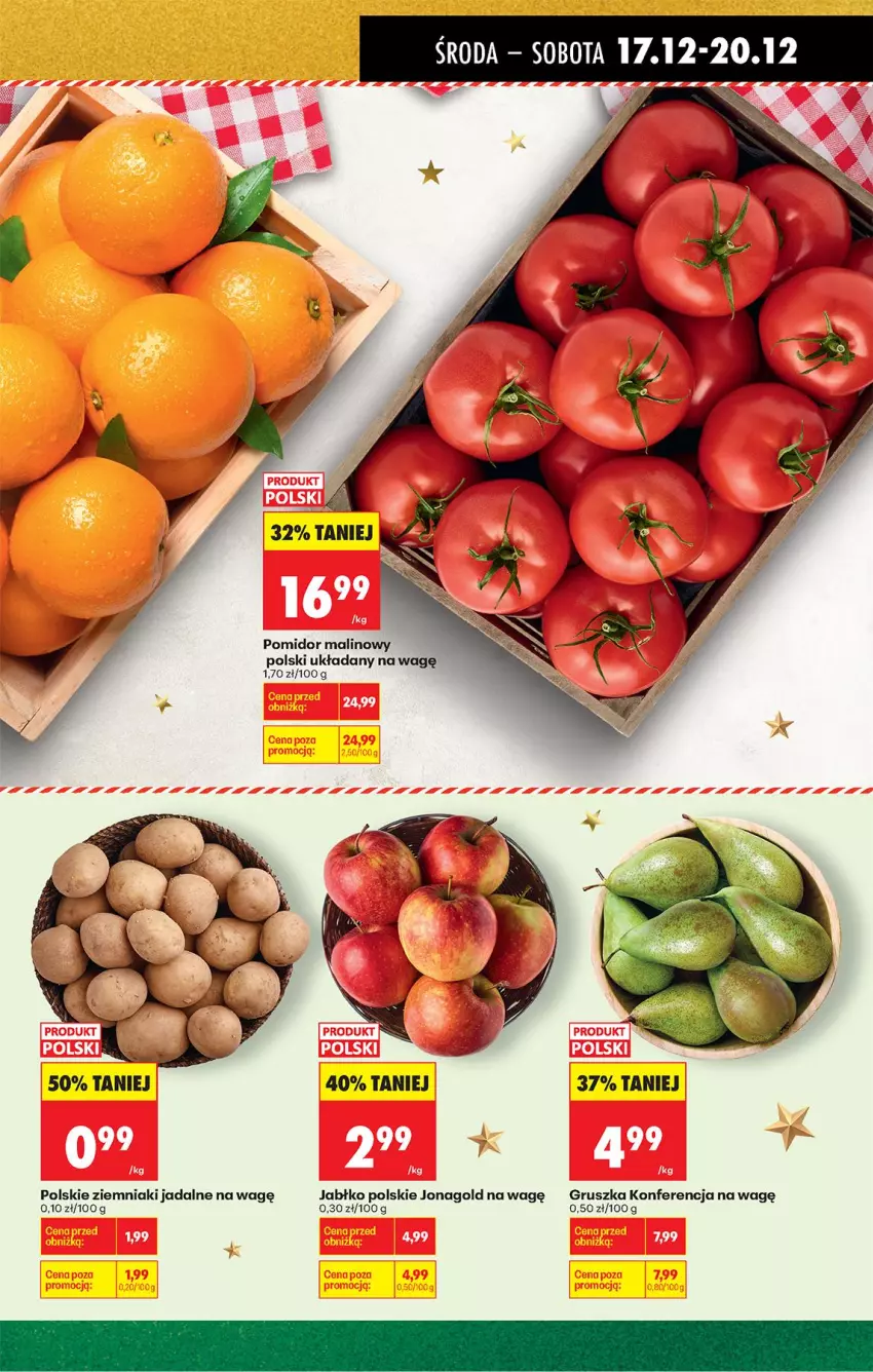 Gazetka promocyjna Biedronka - Od Środy - ważna 17.12 do 18.12.2025 - strona 31 - produkty: Jonagold, Pomidor malinowy, Ziemniaki