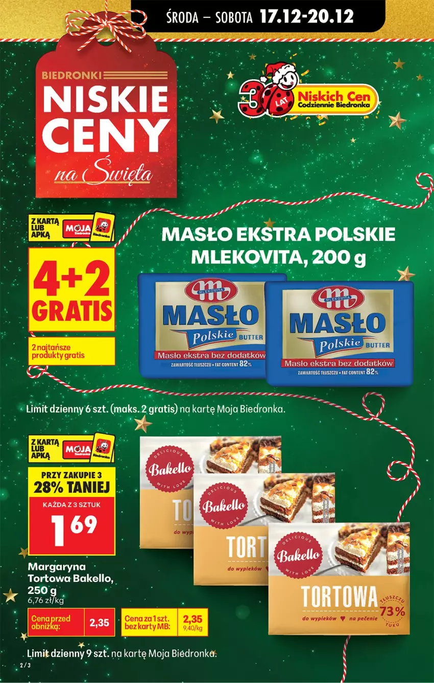 Gazetka promocyjna Biedronka - Od Środy - ważna 17.12 do 18.12.2025 - strona 4 - produkty: Masło