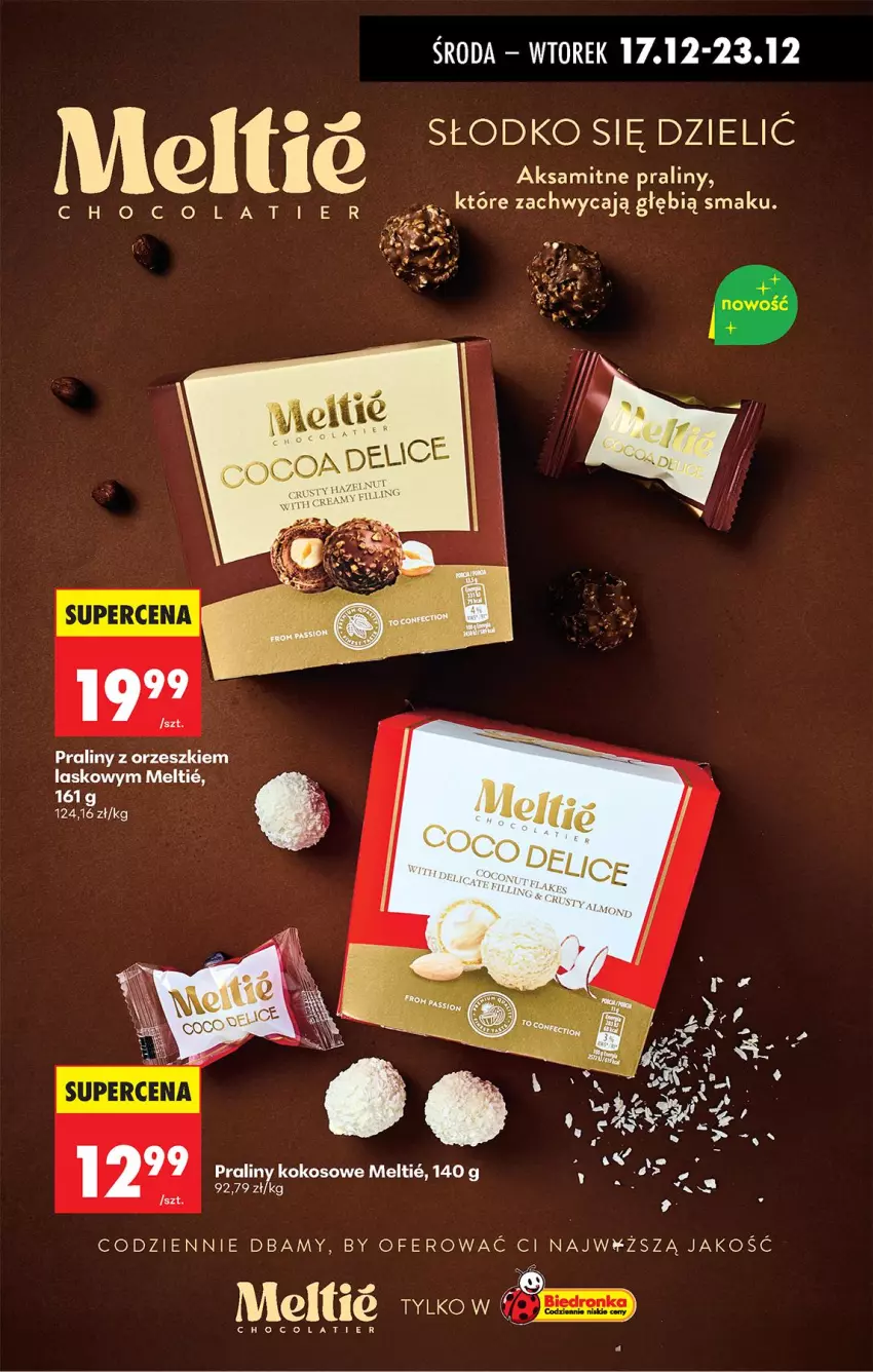 Gazetka promocyjna Biedronka - Od Środy - ważna 17.12 do 18.12.2025 - strona 57 - produkty: Koc, Kokos, Praliny