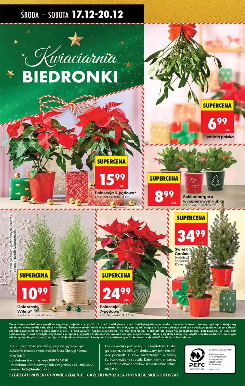 Gazetka promocyjna Biedronka - Od Środy - ważna 17.12 do 18.12.2025 - strona 83 - produkty: Gra, Kosz, Napoje, Papier, Poinsecja, Telefon