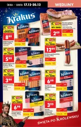 Gazetka promocyjna Biedronka - Od Środy - Gazetka - ważna od 23.12 do 23.12.2025 - strona 44 - produkty: Kurczak, Szynka Królewska, Krakus, Por, Gra, Parówki, Kiełbasa podwawelska, Wawel, Szynka, Sport, Boczek, Kabanos, Kiełbasa
