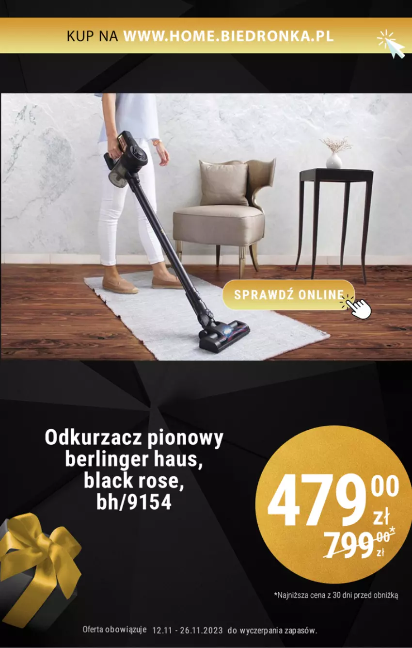 Gazetka promocyjna Biedronka - Biedronka Home - Gazetka - Biedronka.pl - ważna 13.11 do 28.11.2023 - strona 15 - produkty: Lack, LG, Odkurzacz