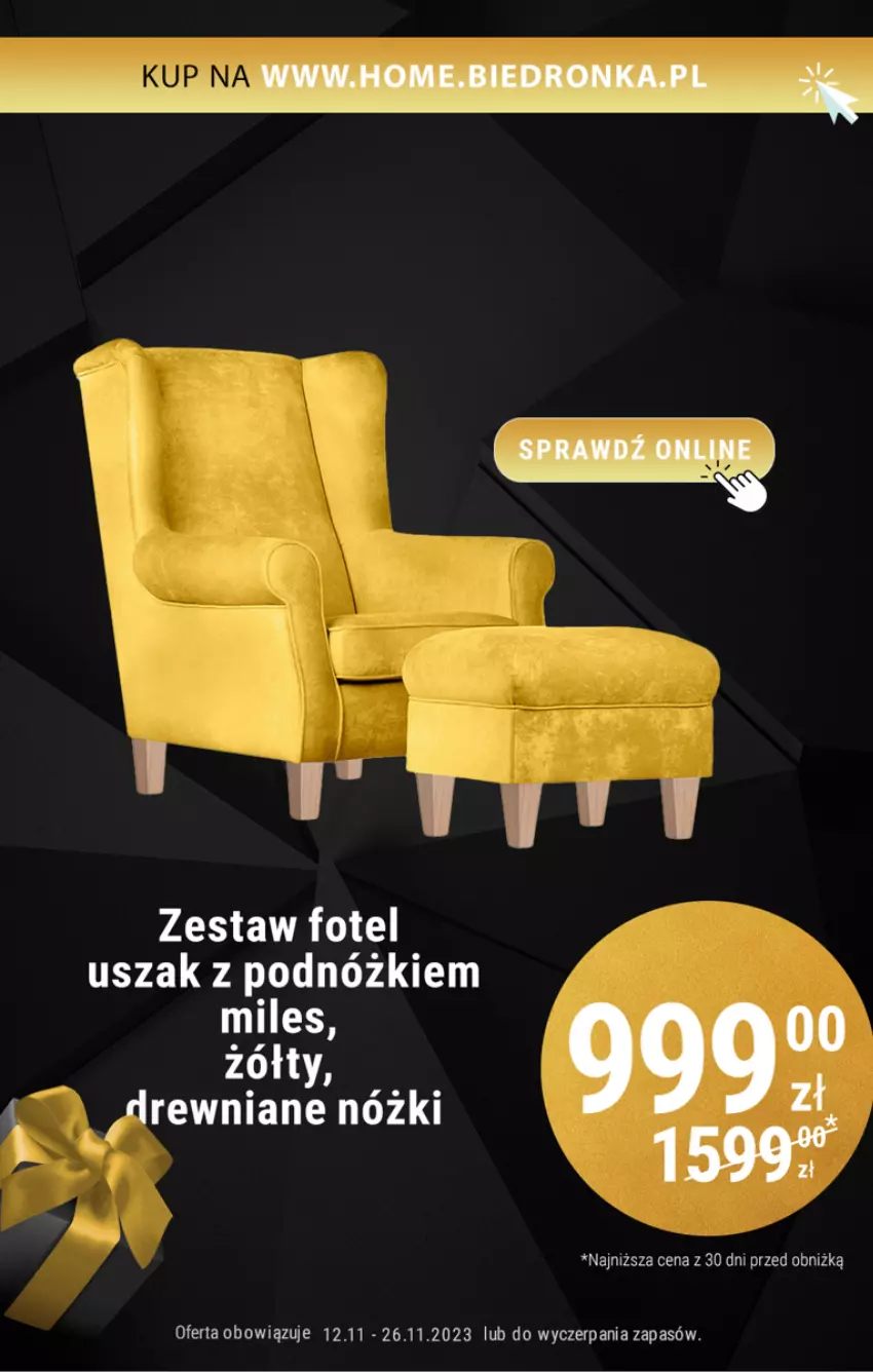 Gazetka promocyjna Biedronka - Biedronka Home - Gazetka - Biedronka.pl - ważna 13.11 do 28.11.2023 - strona 9 - produkty: Fotel