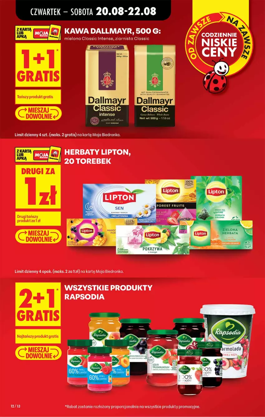 Gazetka promocyjna Biedronka - Od Czwartku - ważna 20.08 do 26.08.2026 - strona 12 - produkty: Lipton, Por