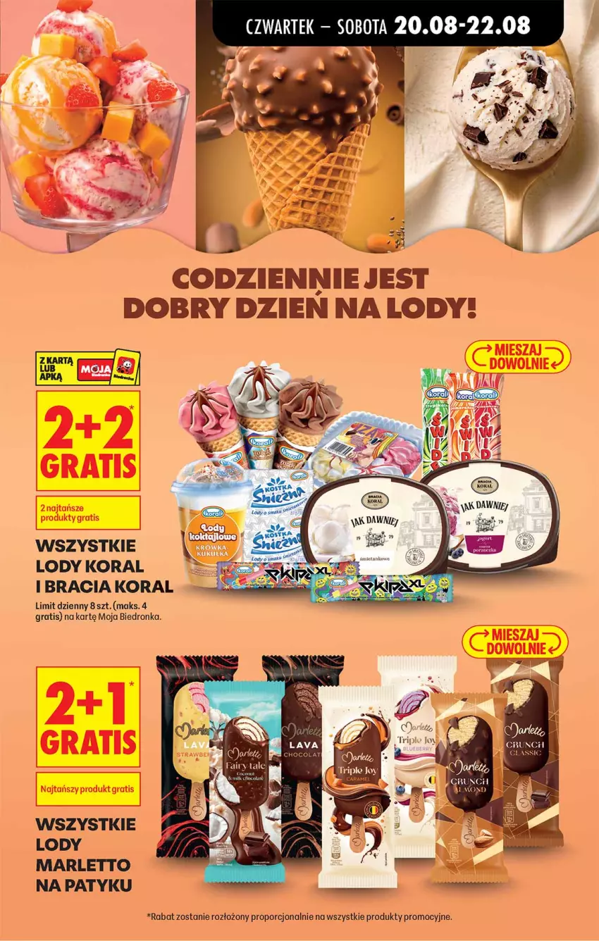 Gazetka promocyjna Biedronka - Od Czwartku - ważna 20.08 do 26.08.2026 - strona 17 - produkty: Gra, Lody, Por