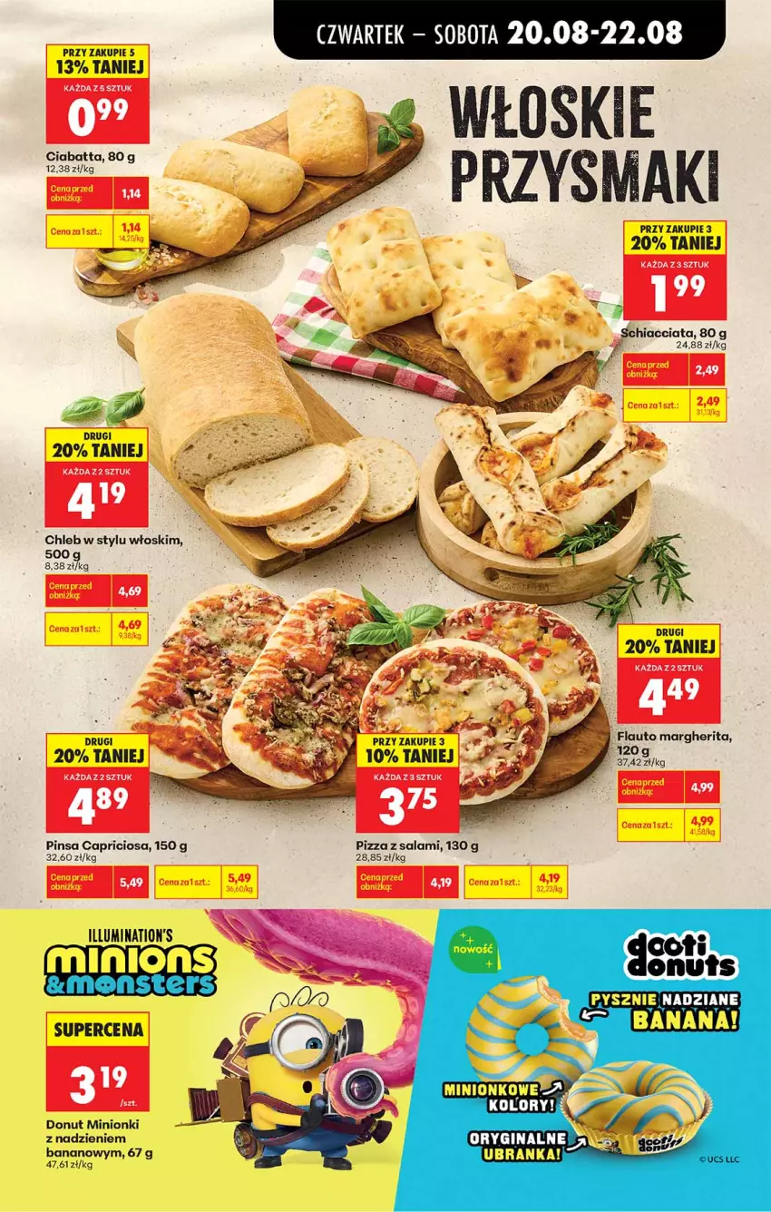 Gazetka promocyjna Biedronka - Od Czwartku - ważna 20.08 do 26.08.2026 - strona 27 - produkty: Chia, Chleb, Ciabatta, Donut, Gra, Pizza, Salami