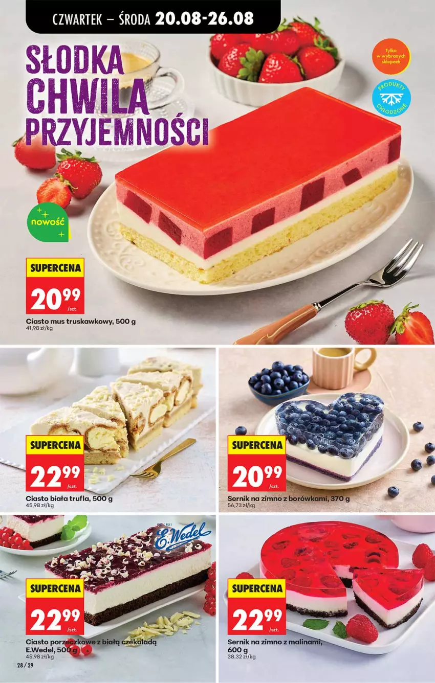 Gazetka promocyjna Biedronka - Od Czwartku - ważna 20.08 do 26.08.2026 - strona 28 - produkty: Borówka, Mus, Ser