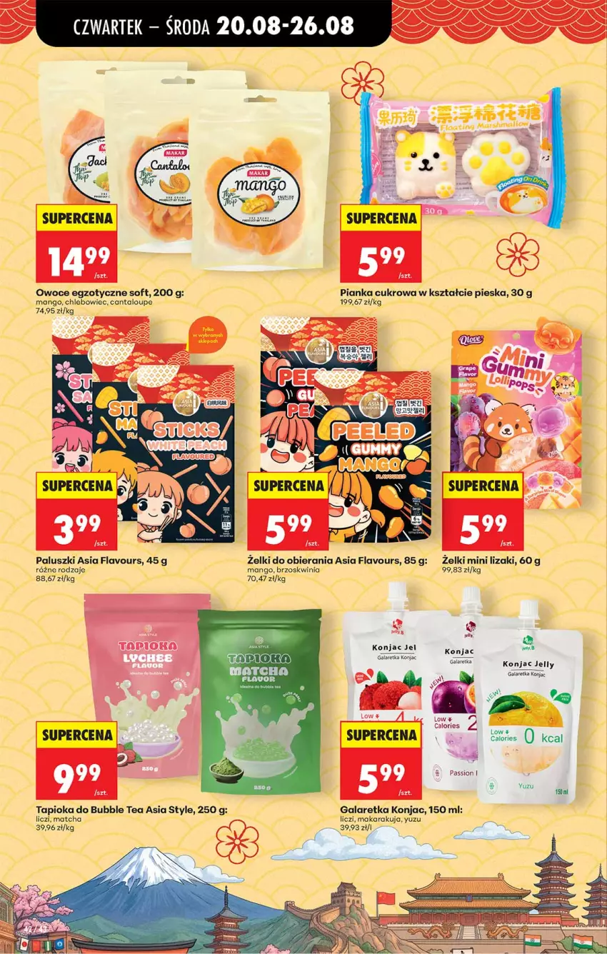 Gazetka promocyjna Biedronka - Od Czwartku - ważna 20.08 do 26.08.2026 - strona 42 - produkty: Chleb, Fa, Gala, Galaretka, Liczi, Lizaki, Mango, Owoce