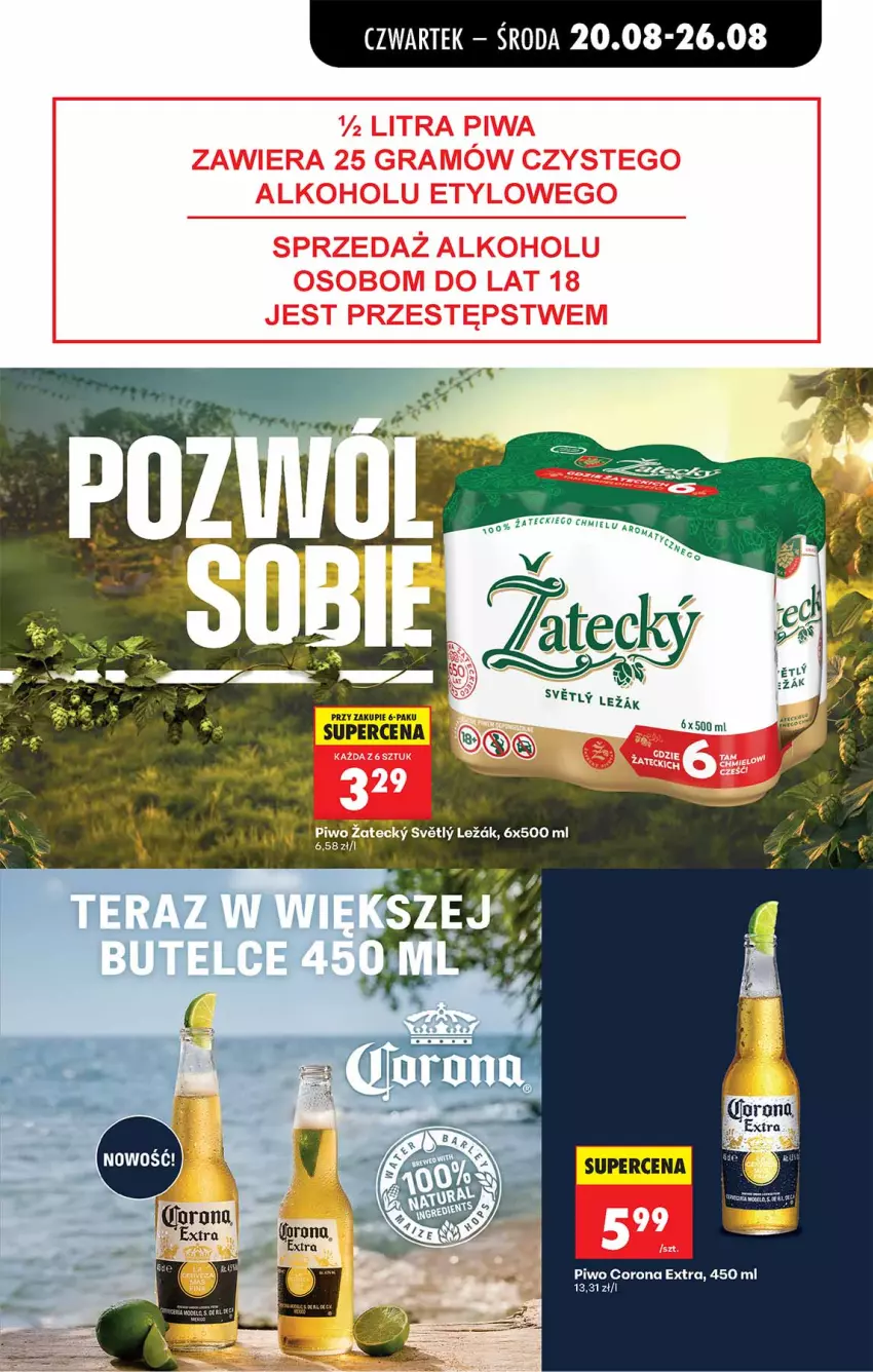 Gazetka promocyjna Biedronka - Od Czwartku - ważna 20.08 do 26.08.2026 - strona 55 - produkty: Piwo