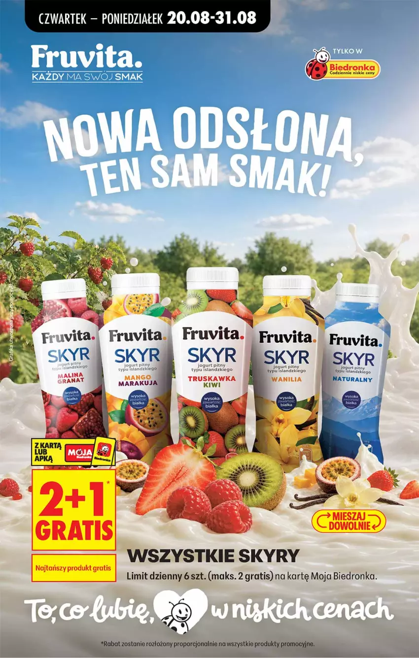 Gazetka promocyjna Biedronka - Od Czwartku - ważna 20.08 do 26.08.2026 - strona 75 - produkty: Gra, Grafika, Isla, Jogurt, Jogurt pitny, Mango