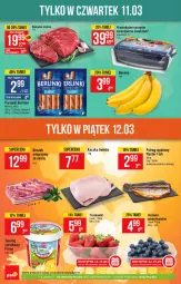 Gazetka promocyjna PoloMarket - Gazetka promocyjna  r - Gazetka - ważna od 16.03 do 16.03.2021 - strona 4 - produkty: Banany, Por, Parówki, Truskawki, Kaczka, Morliny, Boczek, Pstrąg, Wołowina, Naczynie żaroodporne, Pstrąg wędzony, Berlinki, LG