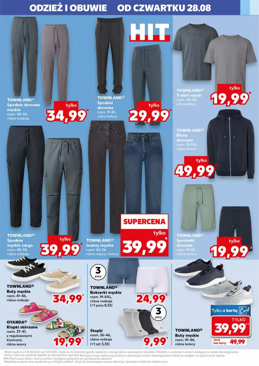 Gazetka promocyjna Kaufland - Kaufland - ważna 28.08 do 03.09.2025 - strona 11 - produkty: Bokserki, Buty, Klapki, Ser, Top