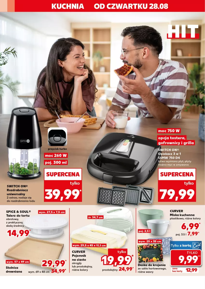 Gazetka promocyjna Kaufland - Kaufland - ważna 28.08 do 03.09.2025 - strona 8 - produkty: Deska do krojenia, Miska, Pojemnik, Pojemnik na ciasto, Rozdrabniacz, Stolnica, Talerz