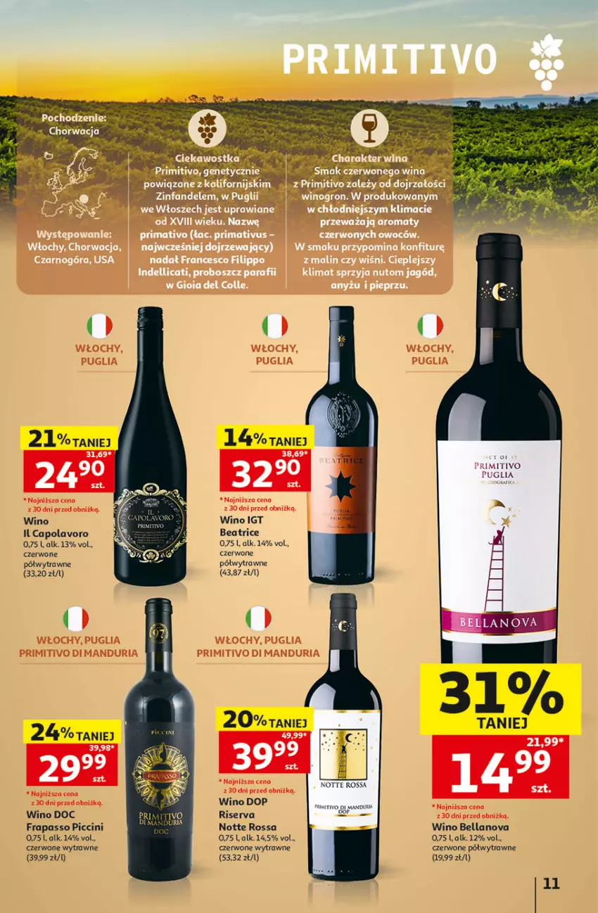 Gazetka promocyjna Auchan - Katalog Wino Hipermarket - ważna 05.10 do 31.10.2026 - strona 11 - produkty: Bell, Bella, Gra, Ser, Wino
