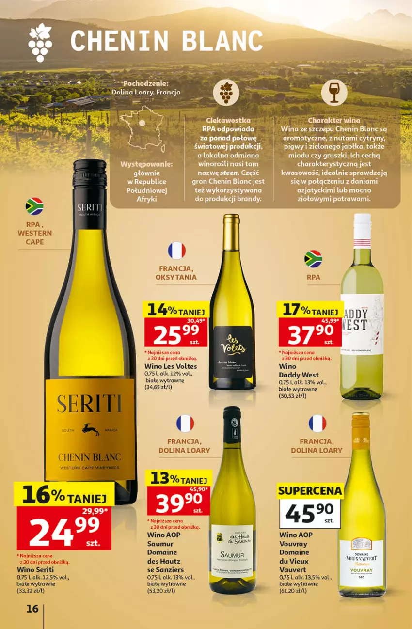 Gazetka promocyjna Auchan - Katalog Wino Hipermarket - ważna 05.10 do 31.10.2026 - strona 16 - produkty: Ser, Wino