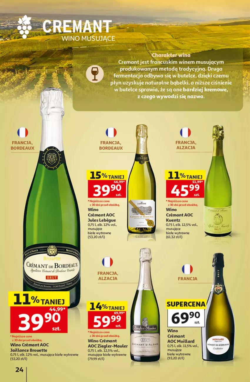 Gazetka promocyjna Auchan - Katalog Wino Hipermarket - ważna 05.10 do 31.10.2026 - strona 24 - produkty: Bordeaux, Mus, Por, Wino