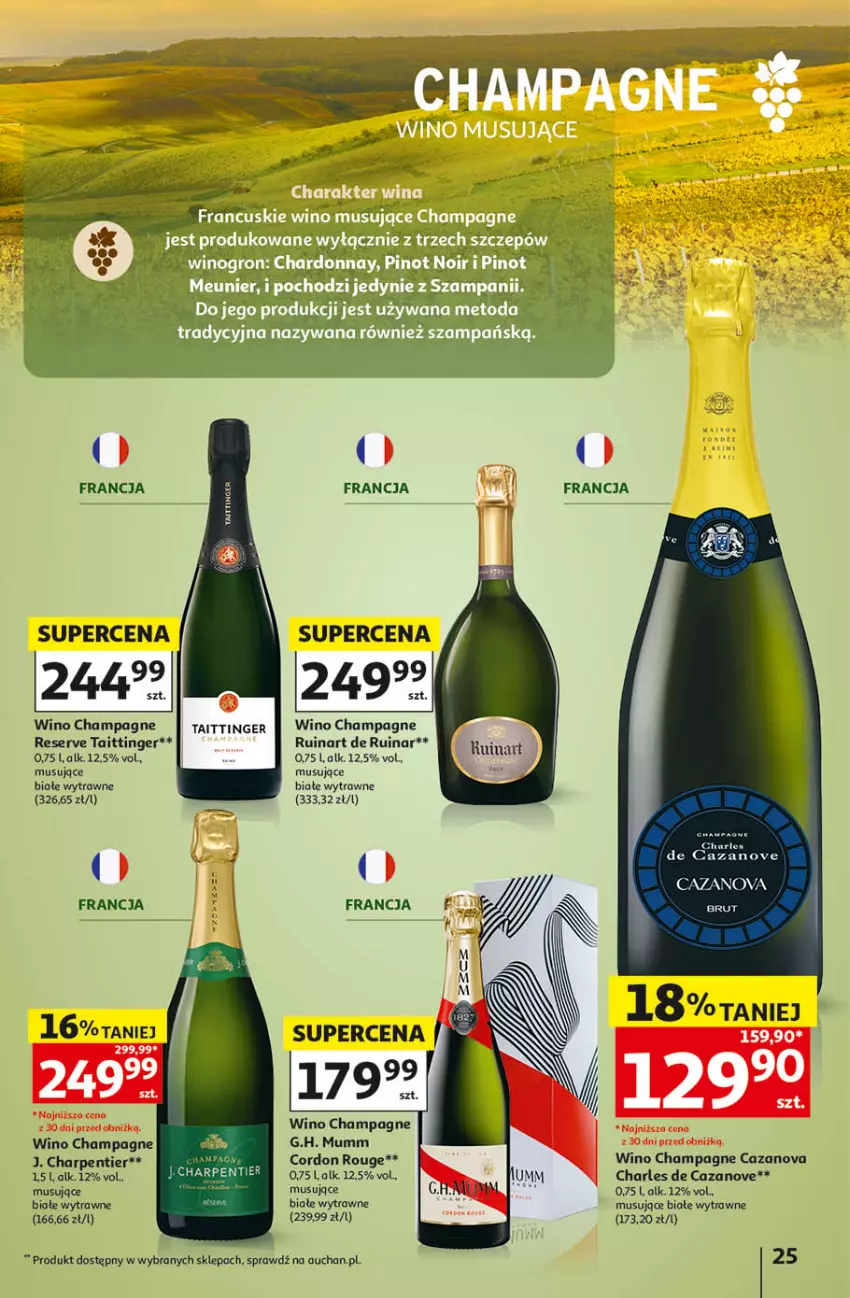Gazetka promocyjna Auchan - Katalog Wino Hipermarket - ważna 05.10 do 31.10.2026 - strona 25 - produkty: Mus, Ser, Wino