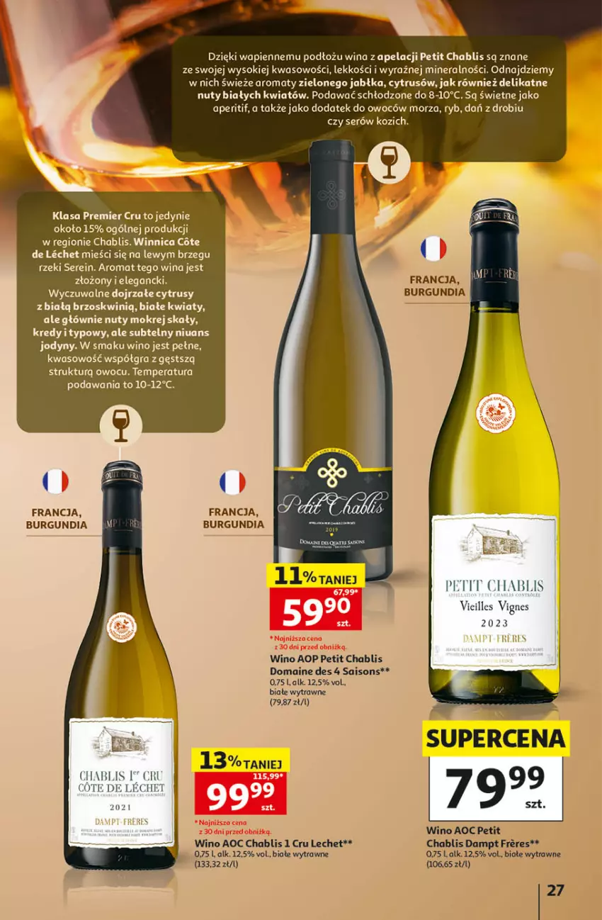 Gazetka promocyjna Auchan - Katalog Wino Hipermarket - ważna 05.10 do 31.10.2026 - strona 27 - produkty: Gra, Jabłka, Nuty, Ser, Sok, Wino