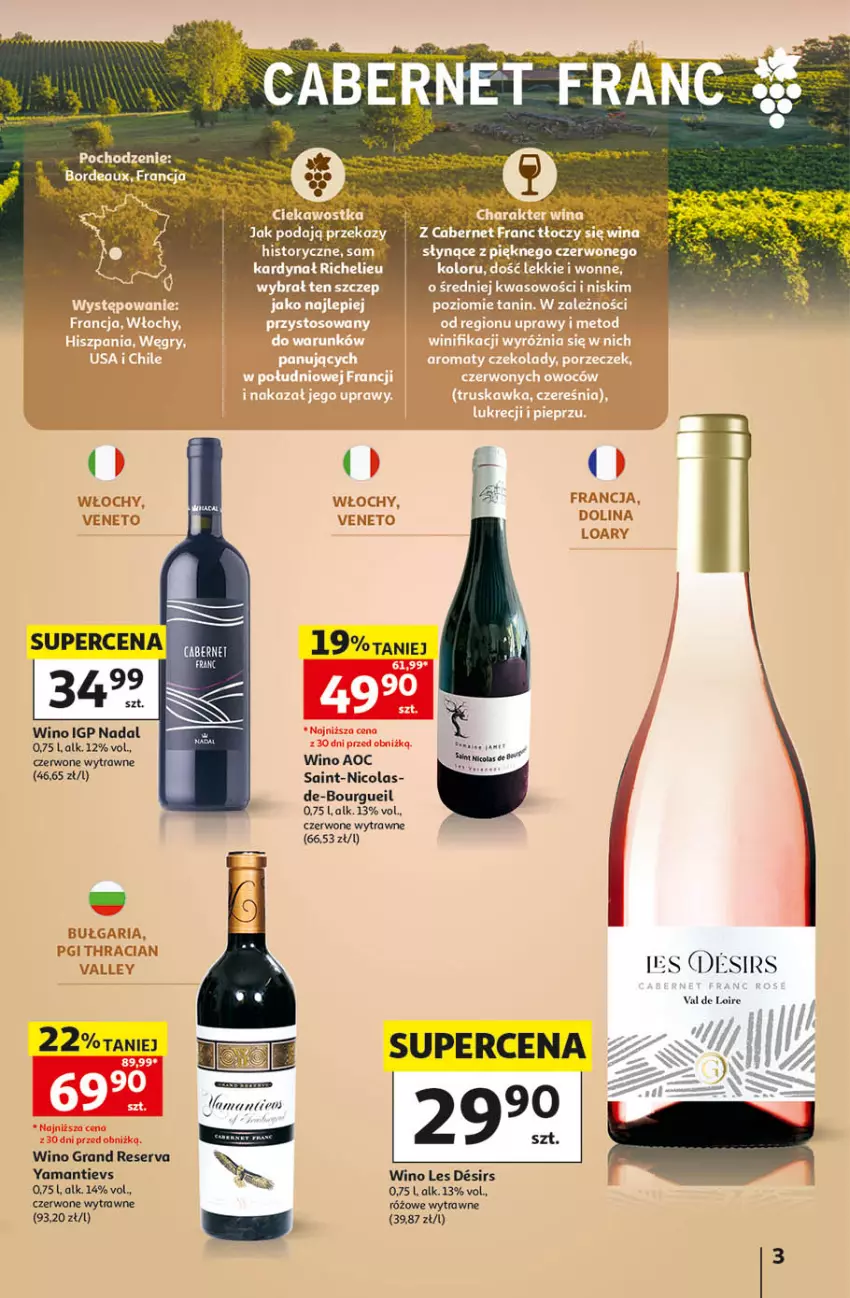 Gazetka promocyjna Auchan - Katalog Wino Hipermarket - ważna 05.10 do 31.10.2026 - strona 3 - produkty: Gra, Ser, Wino