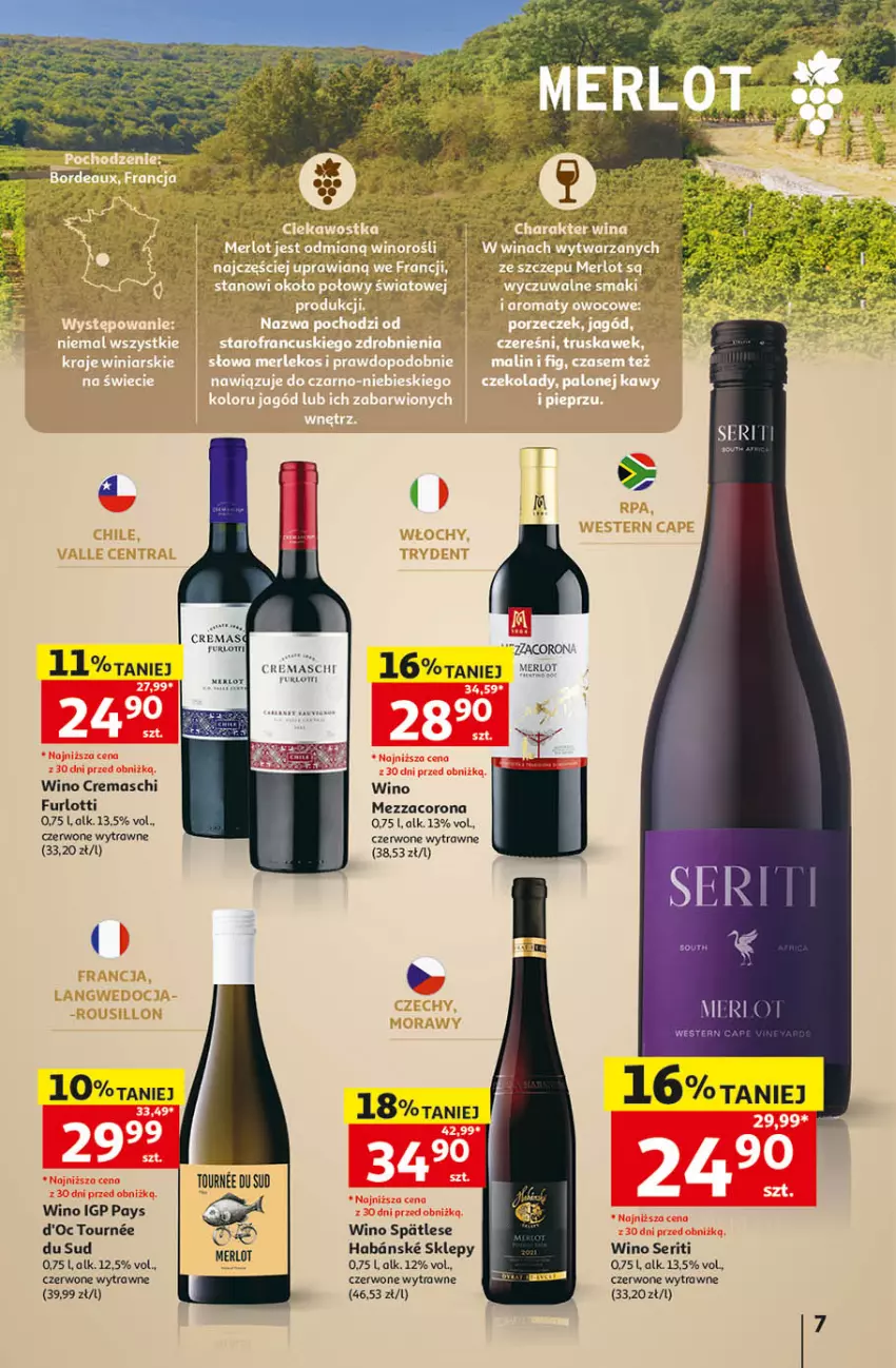 Gazetka promocyjna Auchan - Katalog Wino Hipermarket - ważna 05.10 do 31.10.2026 - strona 7 - produkty: LG, Ser, Wino